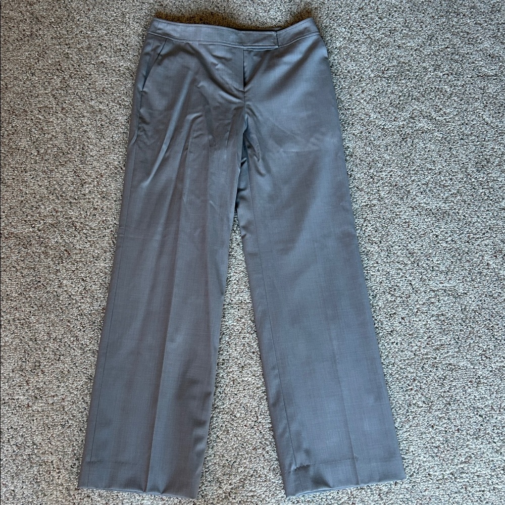 LOFT Ann Light Gray Lined Pants